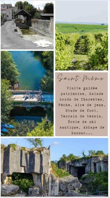 Gite La Rive Gauche Saint-Meme-les-Carrieres Exterior foto